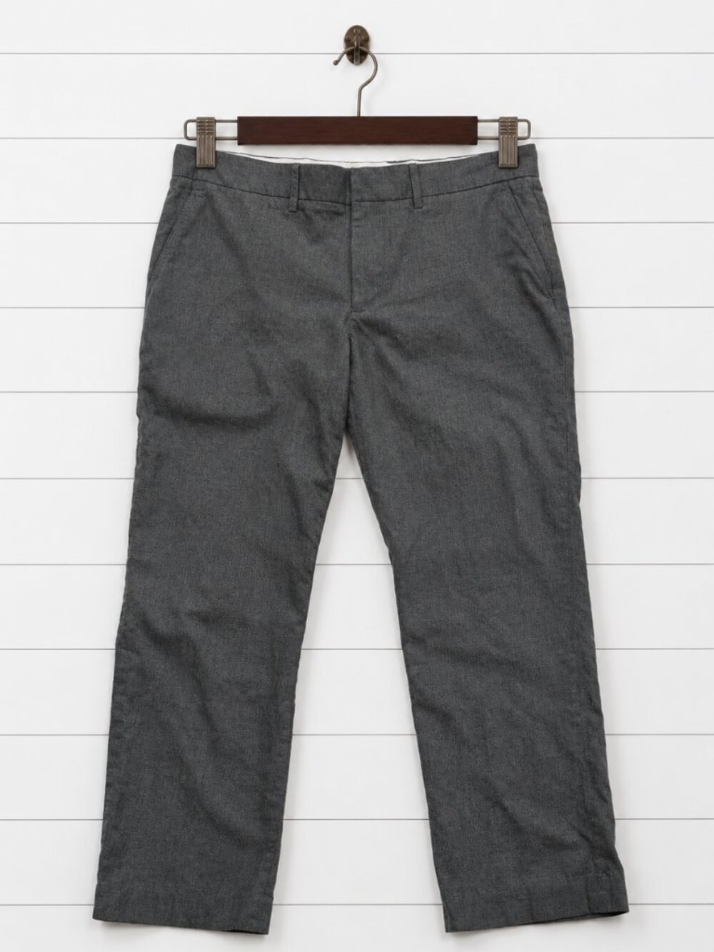 J.Crew Thompson Men’s 32x30 Charcoal Gray Cotton Tapered Pants Preppy
